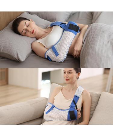 Willcom Arm Loop for Shoulder Injuries with Waist Belt - Breathable Immobilizer Support for Rotator Cuff Surgery - Right Arm (L) - Buy Online on GoSupps.com