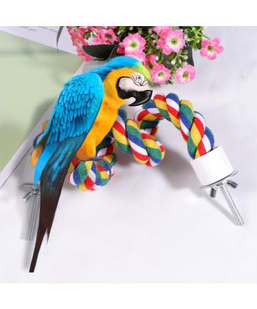 ULTECHNOVO 105cm Chicken Swing Rope Perch for Parrots - Bird Climbing Stand & Toy for Parakeets, Cockatiels, Conures, Macaws - Buy Online on GoSupps.com