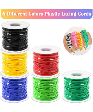 Cridoz 6-Pack Lanyard String Kit - Plastic Lacing Cord for Bracelets, Keychains, and Crafts - Buy Online on GoSupps.com