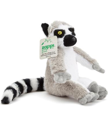 Zappi Co Ultra Soft Ring-Tailed Lemur Plush Toy - 28cm Length | Eco-Friendly Newborn Gift | Realistic Lifelike Design - Buy Online on GoSupps.com