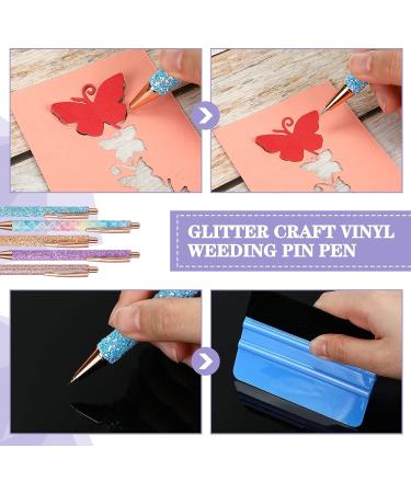 12 Pcs Weeding Pen Set with Refills and Squeegees for Craft Adhesive Vinyl - Fine Point Craft Pin Tool for Vinyl Air Release - Buy Online on GoSupps.com