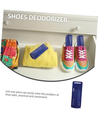 Natural Shoe Odor Eliminator 2pcs Set - Freshener for Men, Women, Bowling, Gym Bags - Dark Blue - 12.5x5x3cm - Buy Online on GoSupps.com