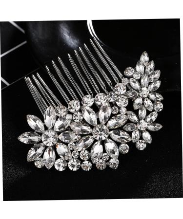 Angoily Hair Comb for Bride Pearl Veil Green Faux Fur Scrunchies Bride Hair Clip Pearl Hair Pin Pearl Hair Barrettes Bridal Veil Pearl Hair Clip Bride Comb Wedding Rhinestone - Buy Online on GoSupps.com