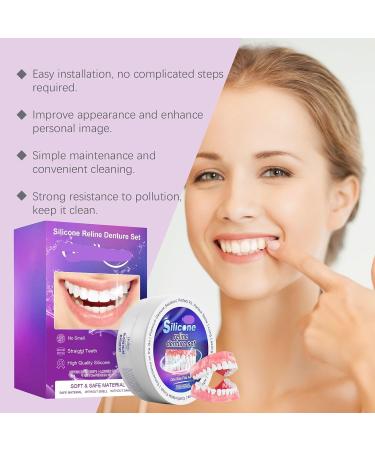 Denture Aesthetic Kit - Natural Smile Comfort Fit Easy To Use Instant Enhancement For Gaps & Appearance(3PC) - Buy Online on GoSupps.com