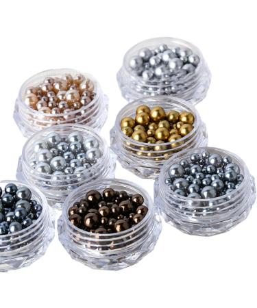 Versatile Nail Art Rhinestones Round DIY Nails Supplies Decoration For Creative Nail Designs Clothing Shoes Hats Nail Decoration ZZ56 - Buy Online on GoSupps.com