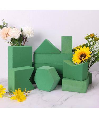 Whonline 8pcs Floral Foam Blocks - Wet/Dry Green Bricks for Crafts, Flower Arrangement, DIY, Wedding, Birthdays - 7.5L x 4W x 2H - Buy Online on GoSupps.com