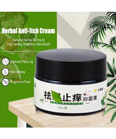 Natural Chinese Herbal Eczema Psoriasis Cream | Anti-Itch Dermatitis Treatment | Moisturizing Ointment for Red, Dry Irritated Skin (1.06oz) - Buy Online on GoSupps.com
