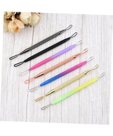 Beavorty 7pcs Double-headed Extrusion Ring Pore Cleaner Beauty Kit Pimple Extractor Beauty Needles Nose Pores - Buy Online on GoSupps.com