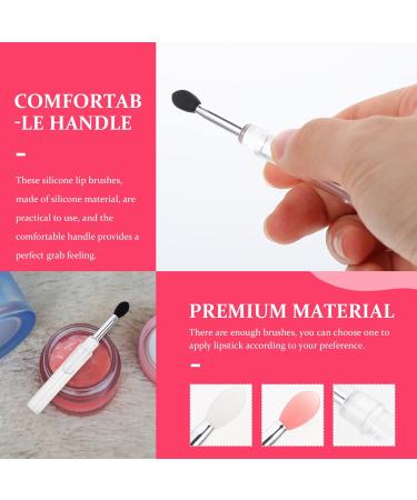 FOMIYES 6Pcs Silicone Lip Mask Brush Set - Lipstick Applicator & Balm Tool with Cover | Miss Beauty Products - Buy Online on GoSupps.com