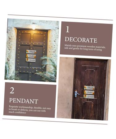 ABOOFAN Sunflower Wood Listing Ornament Wall Decorations Sunflower Decor for Bedroom Wooden - Buy Online on GoSupps.com