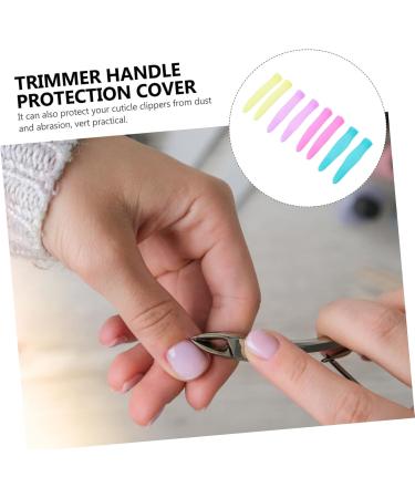 Housoutil 4 Pairs Cuticle Nipper Handle Sleeve Scissors Handle Tip Embroidery Scissors Nail Scissors Sewing Scissors Scissors Sleeve Lopper Pruner Silica Gel Embroidered - Buy Online on GoSupps.com