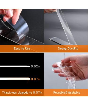 Yeefeoch Double Sided Tape Heavy Duty - 10 Feet - Nano Adhesive Mounting Strips for Picture Hanging and DIY Projects - T002 - Buy Online on GoSupps.com