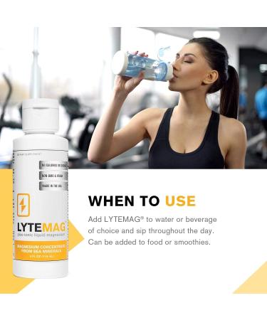 LYTEmag Liquid Magnesium Supplement - Sleep & Muscle Recovery Support - 60 Servings - Buy Online on GoSupps.com