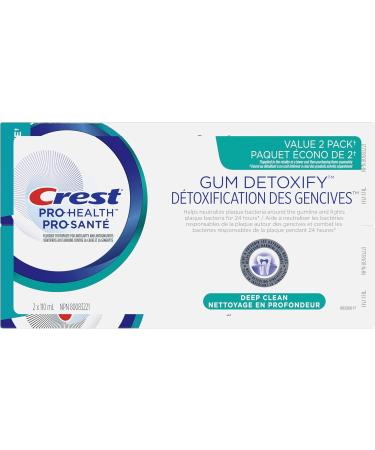 Crest Pro-Health Toothpaste Gum Detoxify Deep Clean 110 mL (Pack of 2) - Buy Online on GoSupps.com