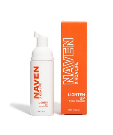 KOA LIFE X NAVEN Anti-Blemish Facial Foam Cleanser - Purifies Skin with Vitamin C & Organic Ingredients | 1.7 Fl Oz - International Shipping Available - Buy Online on GoSupps.com