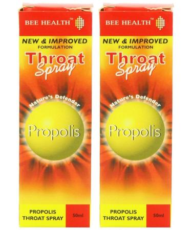 (2 Pack) - Bee Health - Propolis Throat Spray | 50ml | 2 PACK BUNDLE