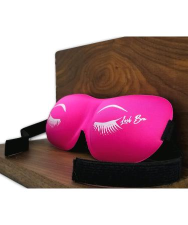 Eyelash Extensions Aftercare Kit Sealant Brush Spoolie & 3D Sleep Mask | Protect Volume Lashes PINK Lash Bra - Buy Online on GoSupps.com