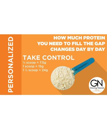 Growing Naturals Organic Chocolate Rice Protein Powder - Non-GMO, Vegan - 16.8 oz - Buy Online on GoSupps.com