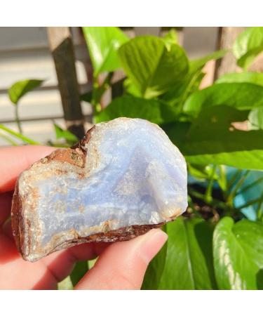 Natural Crystal Rough 190g Natural Raw Blue Lace Agate Rough Stones Crystal Minerals and Stones Rough Gemstones Original Specimen for Home Decor Gifts (Size : 140-190g) - Buy Online on GoSupps.com