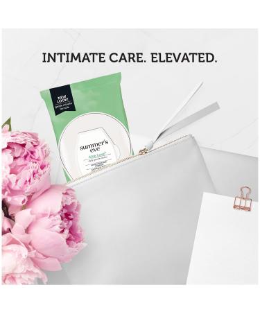Summer's Eve Aloe Love Cleansing Cloths - 32 ct (Pack of 4) - Buy Online on GoSupps.com