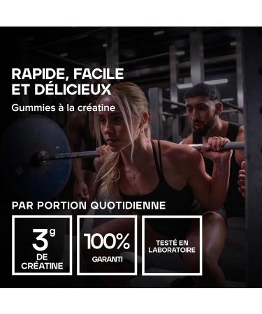 Bulk Gummies de Cr atine 1 g La p che 60 Gummies - Buy Online on GoSupps.com