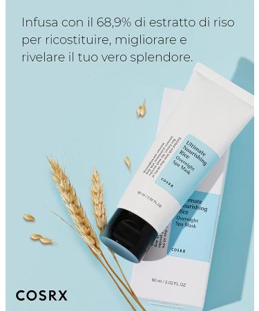 Cosrx Ultimate Nourishing Rice Overnight Spa Mask 2.02 oz - Hydrating Face Mask - Buy Online on GoSupps.com