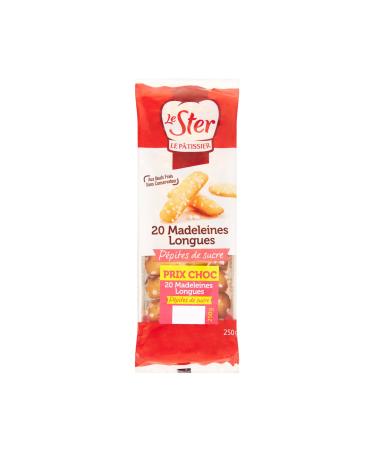 Le Ster Long Madeleines with Sugar Chips, 250g