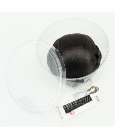 Imissu Small Braided Chignon Hair Cover Donut - Chocolate Brown Hair Tie for Updo Styles Wedding and Party - Women's Wig Accessory - Buy Online on GoSupps.com