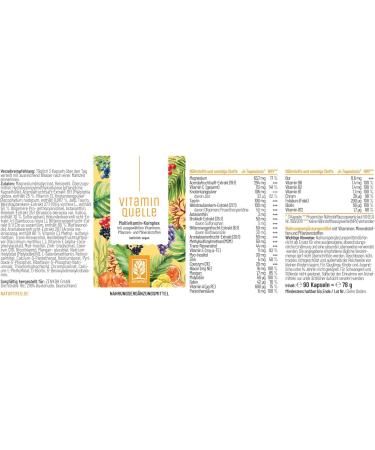 Multivitamin & Minerals Complex - 35 A-Z Vitamins & Minerals | High Dose Vegan Capsules Without Additives - Buy Online on GoSupps.com