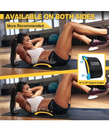 POWER GUIDANCE Ab Exercise Mat - Full Range of Motion Abdominal & Core Trainer - Sit Up Pad for Intense Ab Workouts - Black 14.2 x 11.8 - Buy Online on GoSupps.com