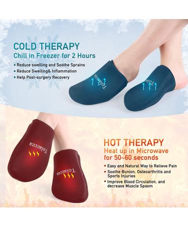 u201cReusable Gel Ice Pack for Foot Toes | Hot & Cold Therapy for Tendonitis, Plantar Fasciitis, Swelling, Sprains | Flexible & Reusable | 1 Pairu201d - Buy Online on GoSupps.com