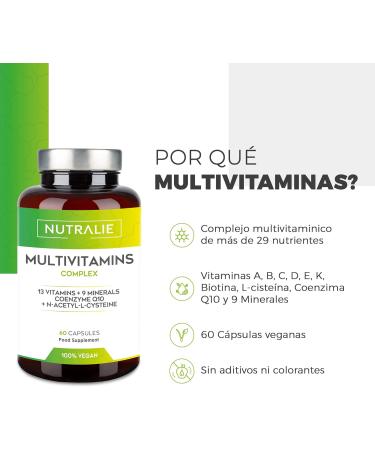 Multivitamin Complex with 29 Active Ingredients - 60 Vegetable Capsules for Optimal Health | International Shipping Available - Buy Online on GoSupps.com