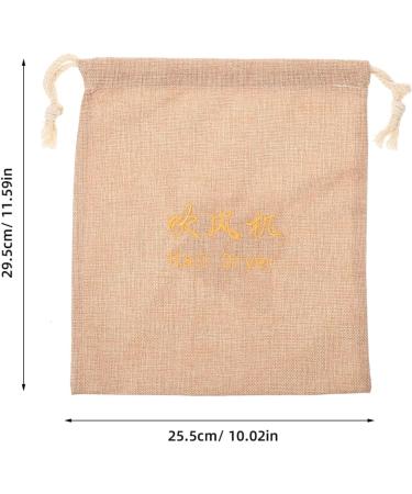 NOLITOY 5pcs Hair Dryer Storage Bag Sports Bag Hairdryer Sackpack Hair Tools Travel Bag Hairdryer Bag Fabric 29.50X25.50X1.00CMx5pcs Light Yellowx5pcs - Buy Online on GoSupps.com