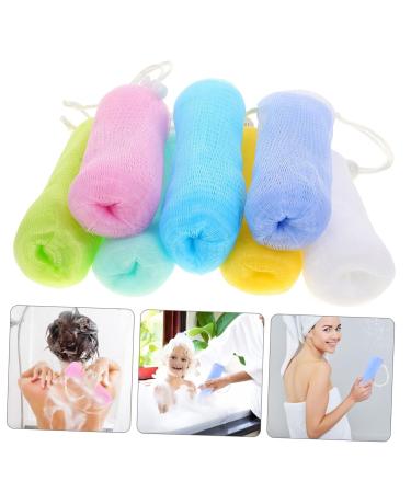Buy Minkissy 7pcs Foaming Soap Mesh Bag - Bath Shower Pouf & Loofah Sponges for Ultimate Cleansing | International Shipping Available - Buy Online on GoSupps.com