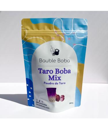 Bauble Boba Instant Bubble Tea Powder Drink Mix - 240g - Taro - Buy Online on GoSupps.com