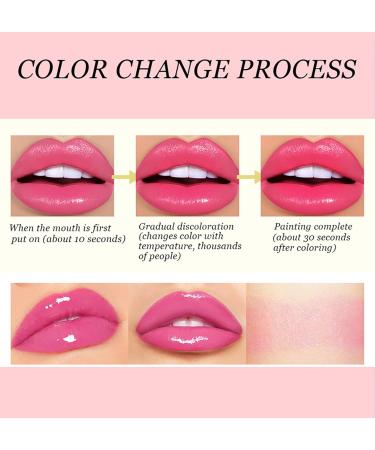Buy Blue Rose Color Changing Lipstick - Tinted Lip Balm & Shimmer PH Lip Gloss | Moisturizing Long Lasting Waterproof Pink Lips for Women - Buy Online on GoSupps.com