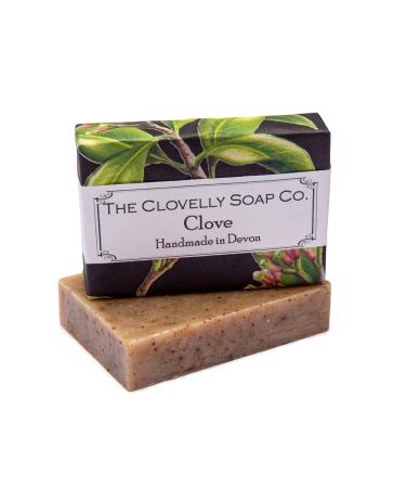 Clovelly Soap Co Natural Handmade Exfoliating Soap Bar with Clove for all Skin Types 100g