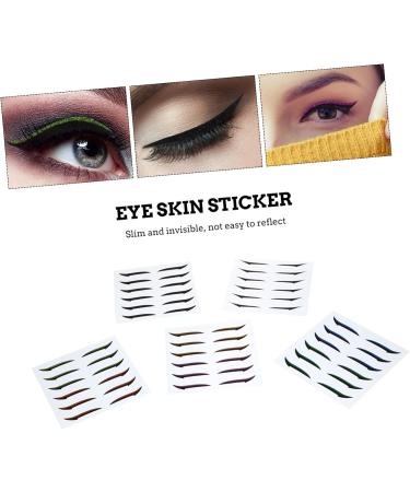Outanaya 72 Pairs Glitter Eyeliner Transfers Eyeliner Double Eyelid Tapes Eyeliner Strips for Eyes Sticker - Buy Online on GoSupps.com