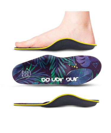 Dacat orthopedic insoles for flat feet plantar fasciitis shoe inserts orthopedic for women and men's foot pain heel spur comfort insoles EU (38-39) multicolored multicolored multicolored EU (38-39) 250mm