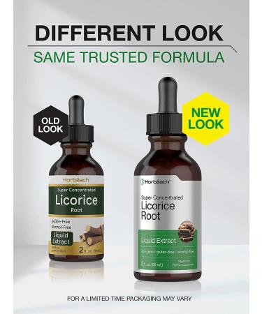 Horbaach Licorice Root Extract 2 oz | Premium Herbal Supplement - Buy Online on GoSupps.com