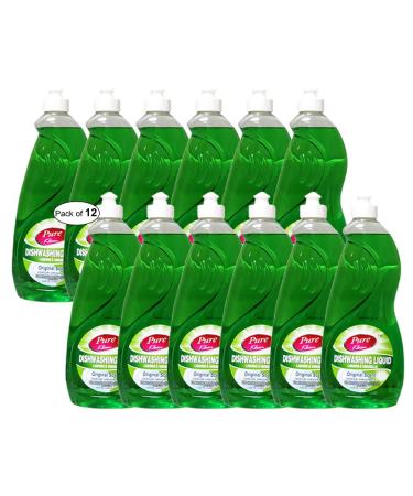 Pure Dishwashing Liquid Original Scent(1L) (Pack of 12)