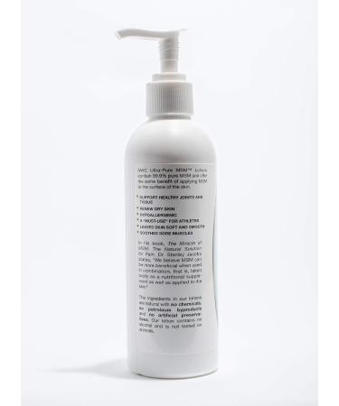 Buy UltraPure MSM Lotion - All Natural Hypoallergenic Extra Healing Body Lotion - 8 Fl Oz (Pack of 1) for Nourished Skin - Buy Online on GoSupps.com