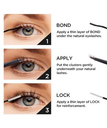 BEYELIAN Lash Bond and Seal - Waterproof DIY Eyelash Extension Glue Mascara Wand - Strong Hold Latex-Free Formula - 10ml - Buy Online on GoSupps.com