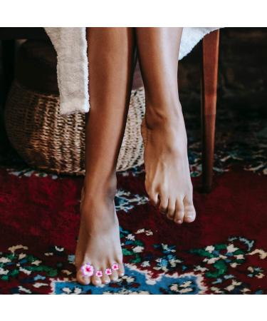 Lurrose 32pcs Daisy Flower Silicone Toe Separators - Nail Polish Pedicure Spacer and Divider for Pedicure Salon and DIY Nail Art - Buy Online on GoSupps.com