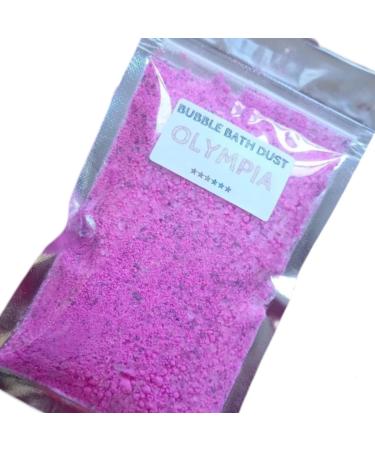Handmade Bubble Bath Dust - Various Scents (Bath Bomb Dust with Lasting Bubbles) Contains Epsom Salts (Olympia*)