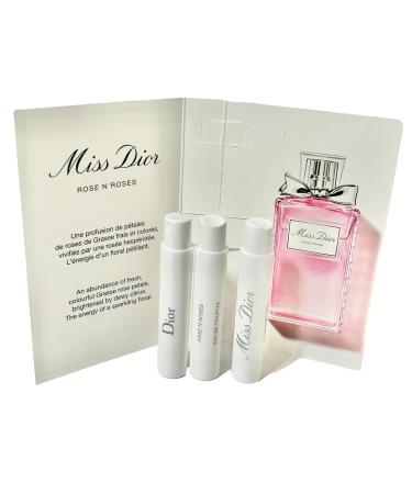 Dior Sample Perfume Miss Rose N'Roses Sample Women Eau De Toilette 1 ml / 0.03 fl oz Set of 3 - Buy Online on GoSupps.com