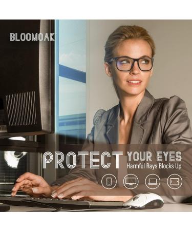 Bloomoak Blue Light Blocking Glasses - Anti-Glare Anti-Fatigue TR90 Material for Screens Gaming & TV International Shipping Available - Buy Online on GoSupps.com