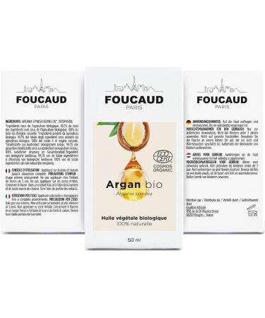 FOUCAUD - Vegetable oil from argan - Argania spinosa - organic - 100% natural - regenerating - beautifying - strengthening - 50 ml - French brand since 1946 - Buy Online on GoSupps.com