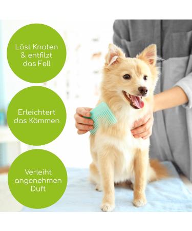 Natural Disposation Spray for Dogs & Cats (200ml) - Effortlessly Detangle Fur & Reduce Mats with Coconut Fragrance - Ideal for Long & Short Haired Pets - Buy Online on GoSupps.com