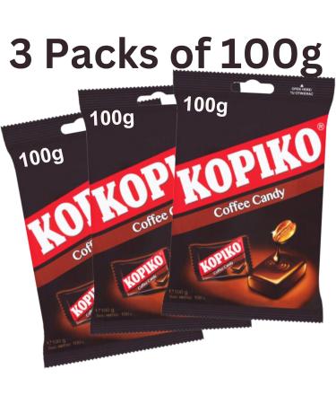 Coffee Candy Sweets Bundle Containing 3 Packs of Kopiko Coffee Candy Hard Candy 100g x 3 - Buy Online on GoSupps.com